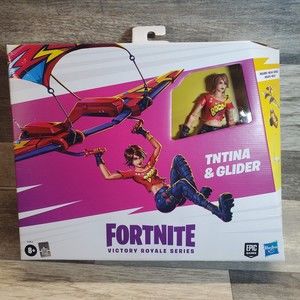 BRAND NEW SEALED Fortnite Tntina & Glider Toy Epic Games Victory Royale Series